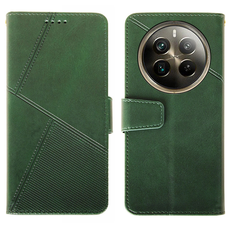 IDEWEI For Realme 12 Pro 5G / 12 Pro+ 5G Case Scratch-resistant Wallet Calf Texture Phone Cover