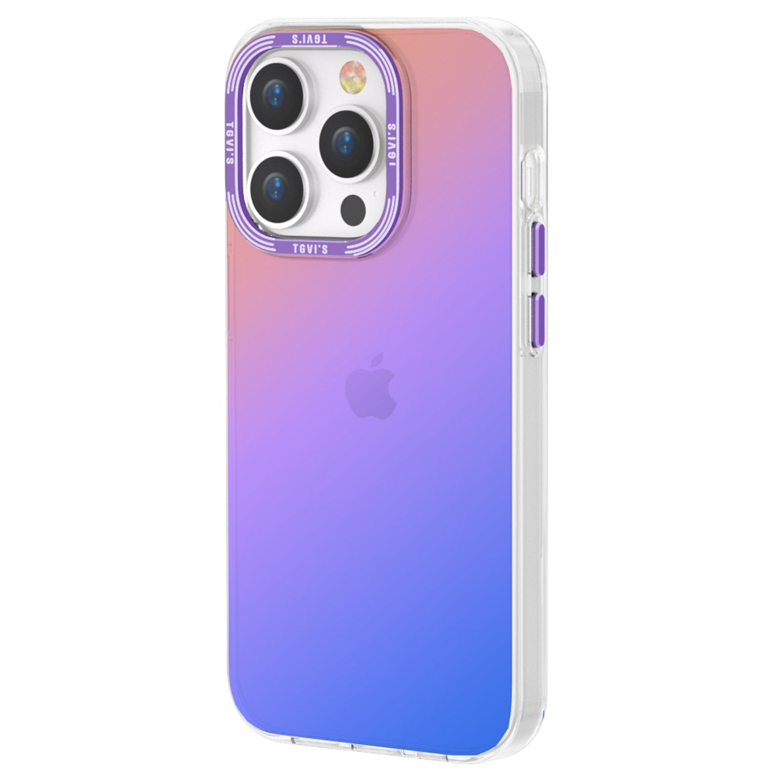 TGVI'S Grace Series For iPhone 14 Pro Phone Case Metal Camera Frame TPU Protective Cover
