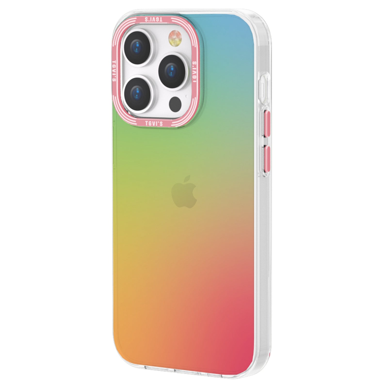 TGVI'S Grace Series For iPhone 14 Pro Phone Case Metal Camera Frame TPU Protective Cover