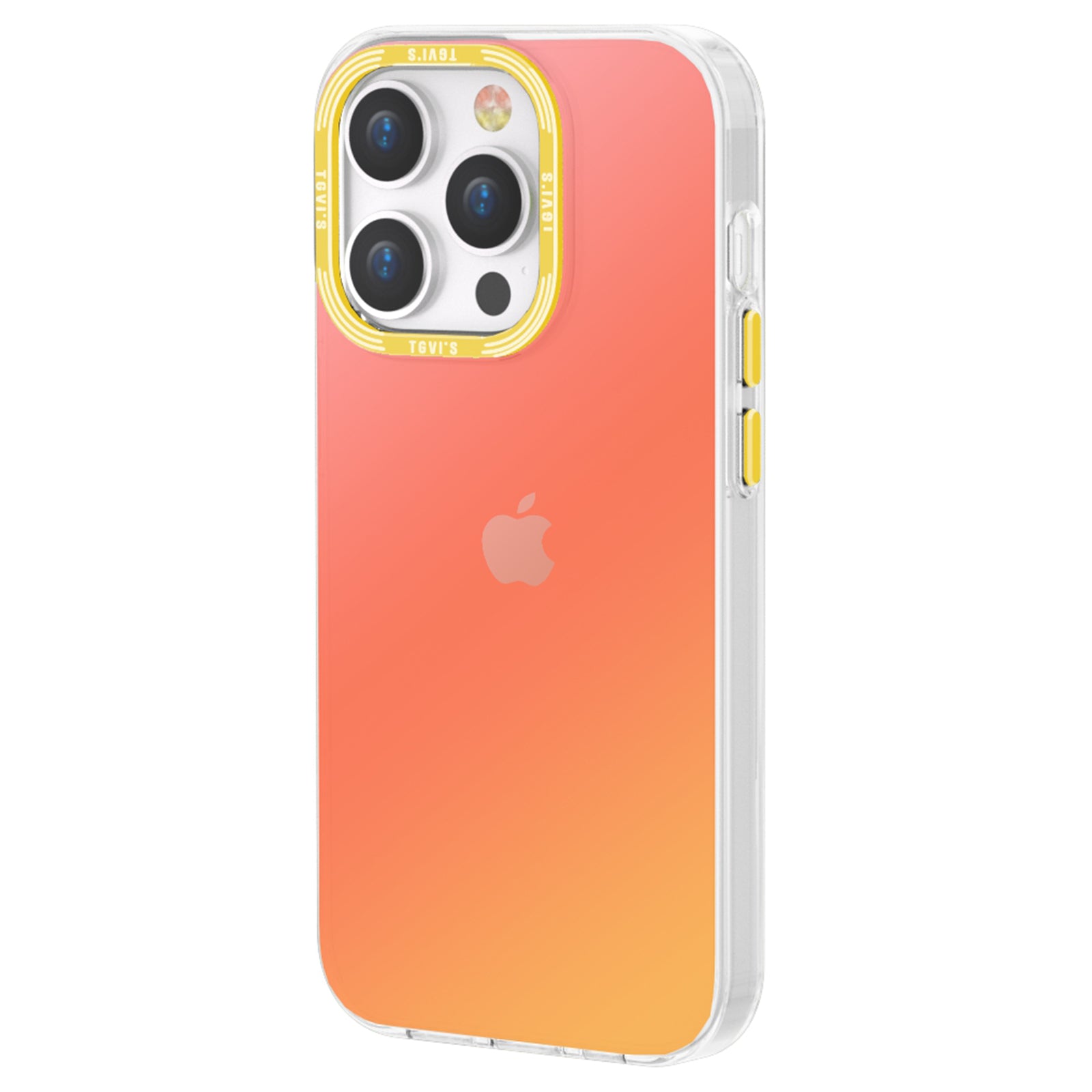 TGVI'S Grace Series For iPhone 14 Pro Phone Case Metal Camera Frame TPU Protective Cover