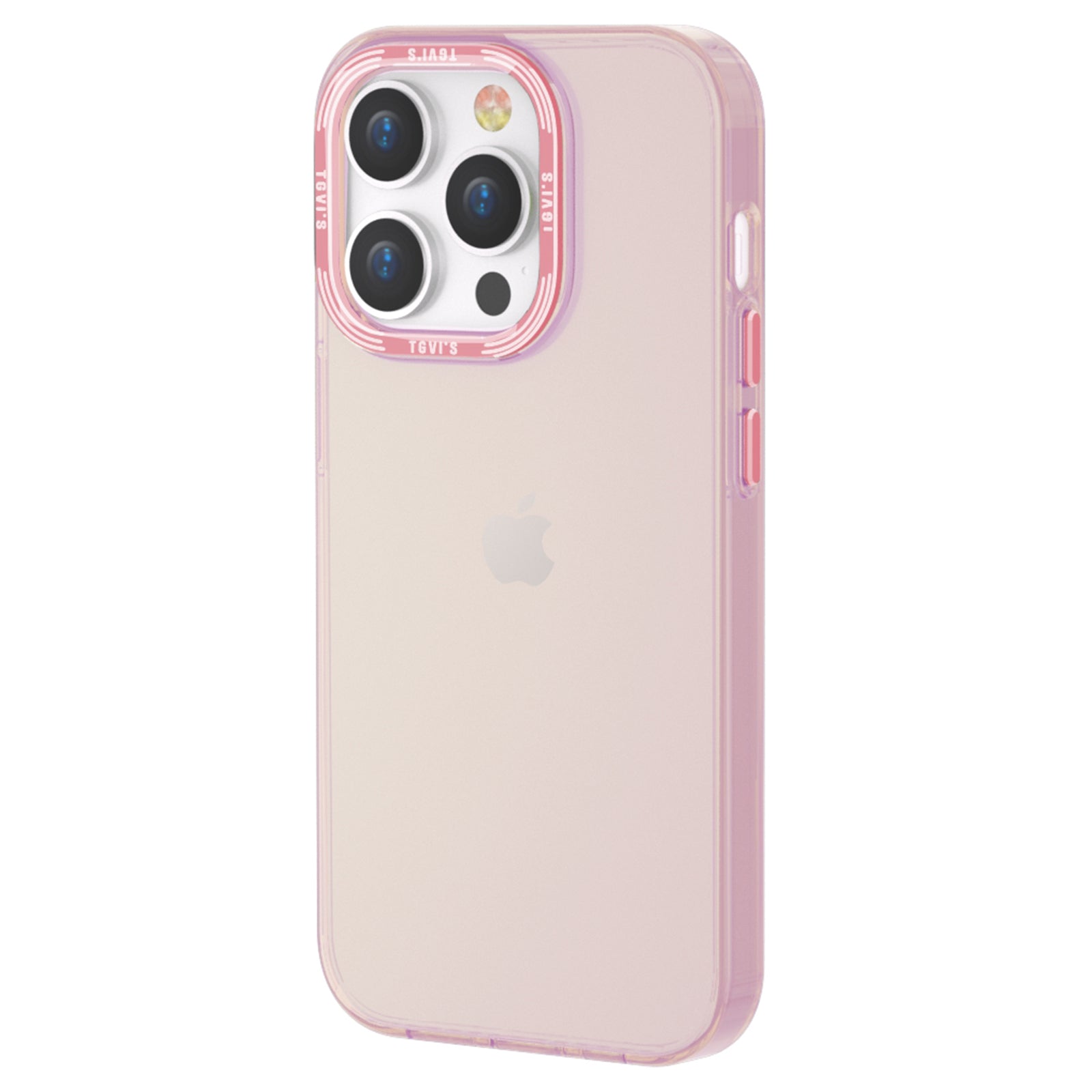 TGVI'S Grace Series For iPhone 14 Pro Phone Case Metal Camera Frame TPU Protective Cover