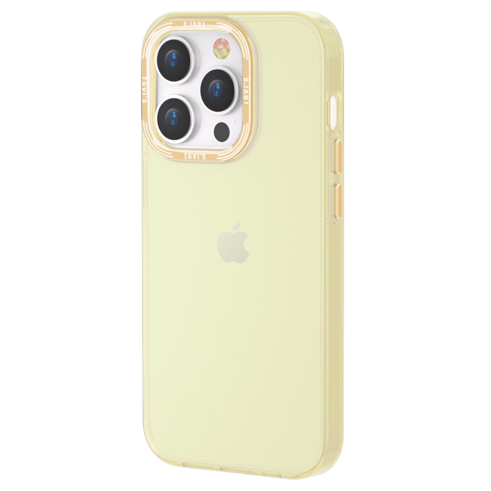 TGVI'S Grace Series For iPhone 14 Pro Phone Case Metal Camera Frame TPU Protective Cover