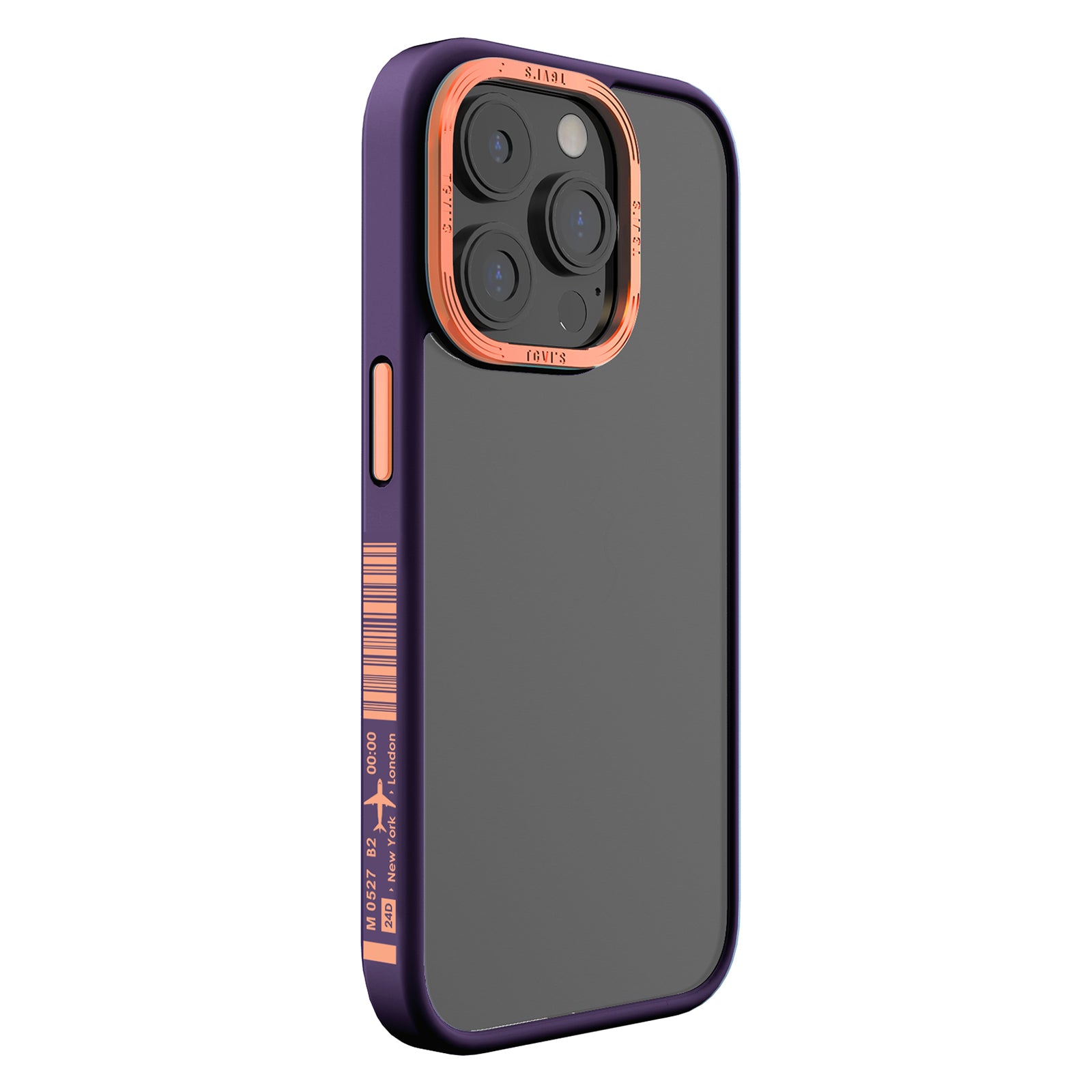 TGVI'S Vibrant Series For iPhone 14 Pro Max Case Metal Camera Ring PC+TPU Phone Cover
