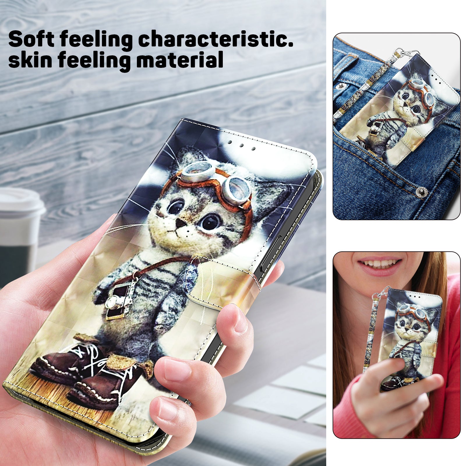 For Google Pixel 9 Case Pattern Printing Phone Leather Cover with Wallet Card Slots