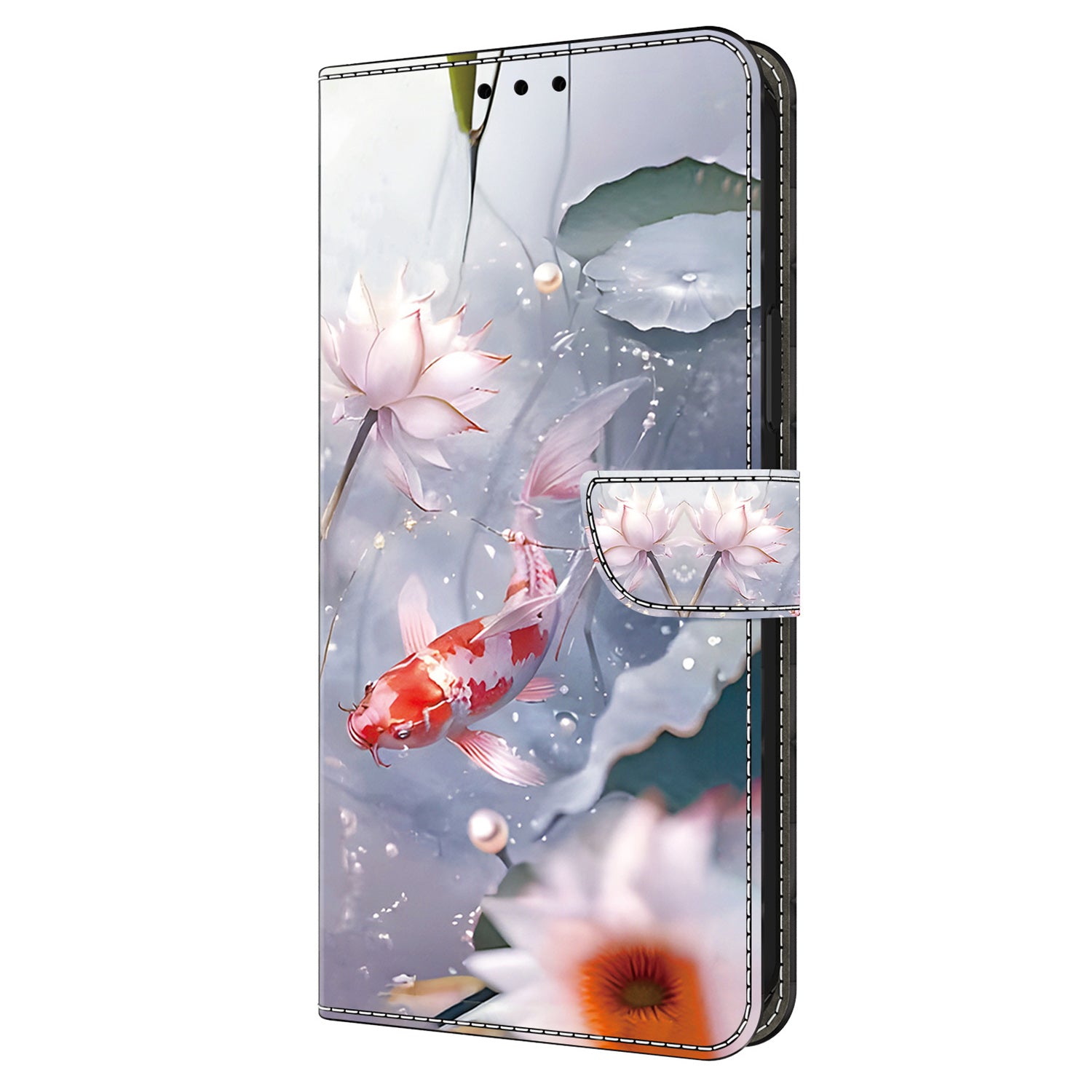 For iPhone 13 Pro Max 6.7 inch Wallet Case Pattern PU Leather Flip Stand Phone Cover