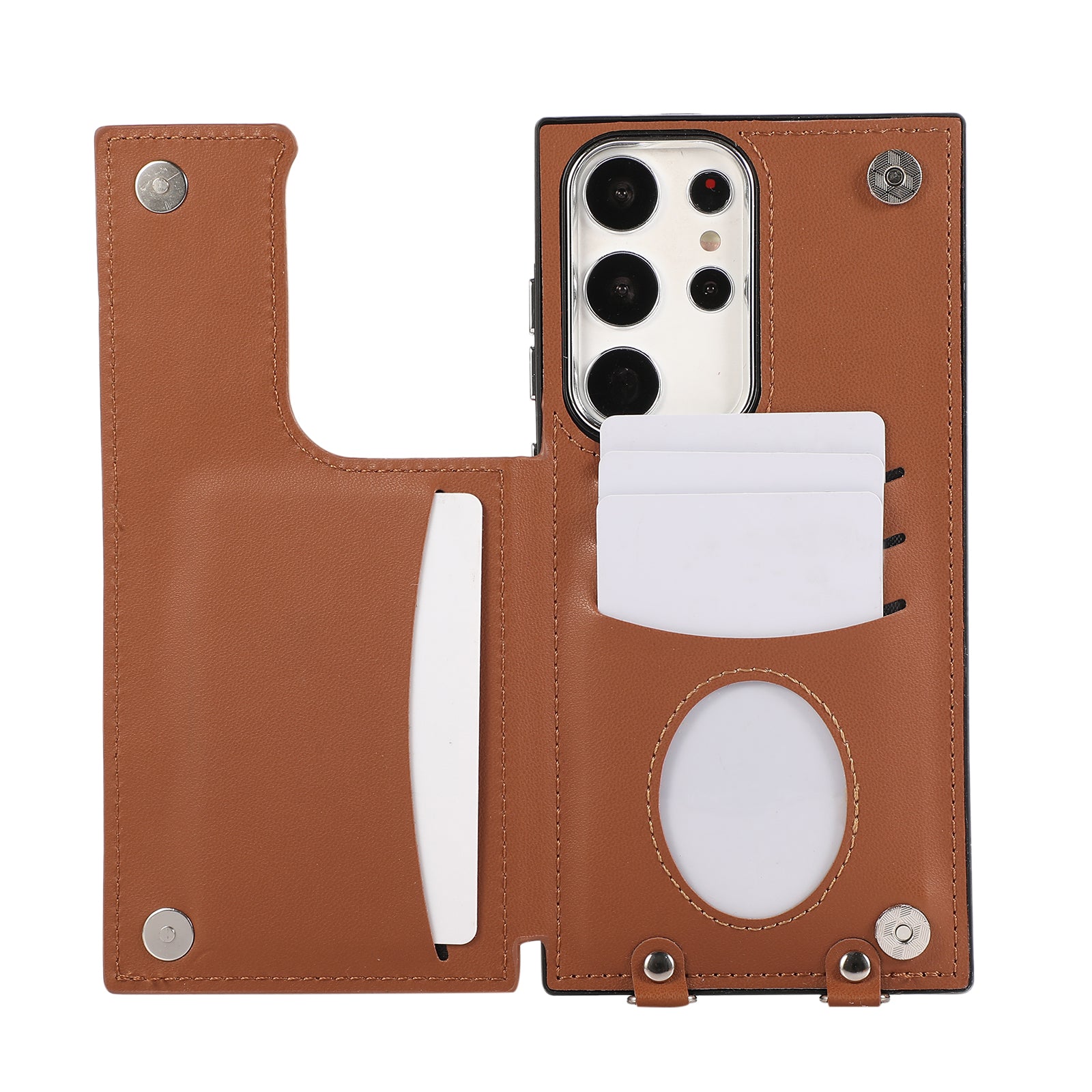 For Samsung Galaxy S24 Ultra Cell Phone Back Cover Pattern Printing Leather Stand