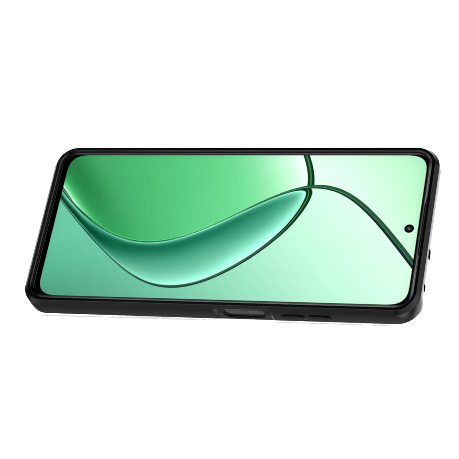 For Realme 12 Case PC+TPU Impact-Resistant Phone Cover with Slide Lens Protection