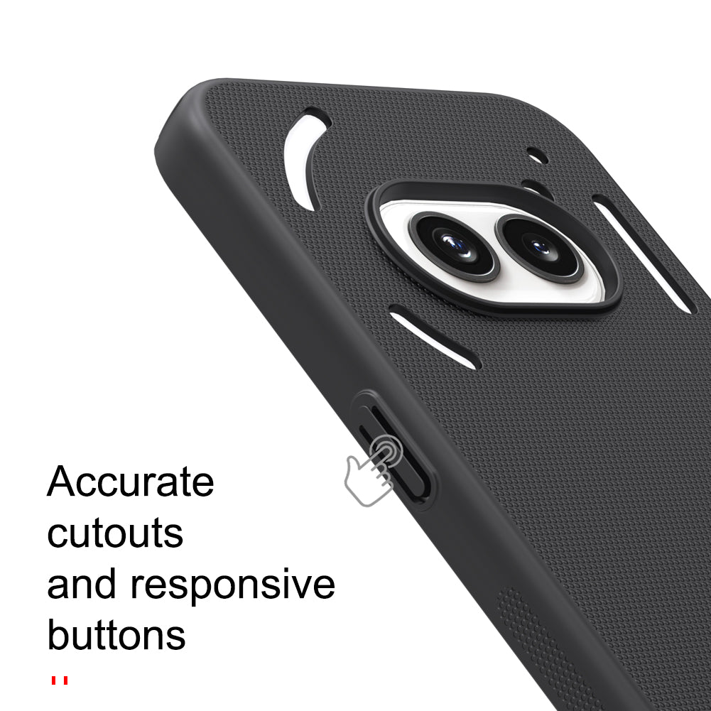 NILLKIN Frosted Shield Phone Case for Nothing Phone (2a) Hard PC Back Cover