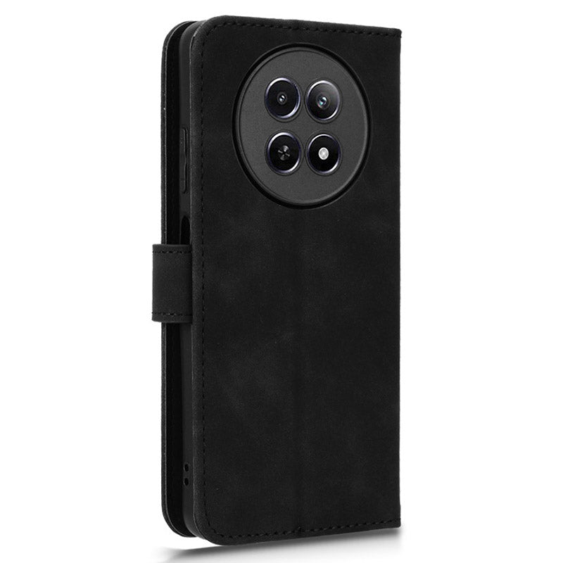 For Realme 12 Leather Wallet Case Skin-Touch Folding Stand Phone Cover