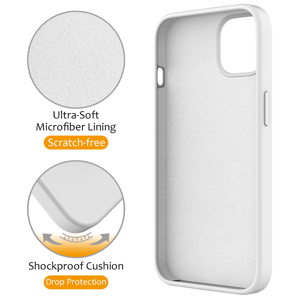 For iPhone 11 Magnetic Case with Ring Kickstand PC + Silicone Drop-Proof Phone Cover