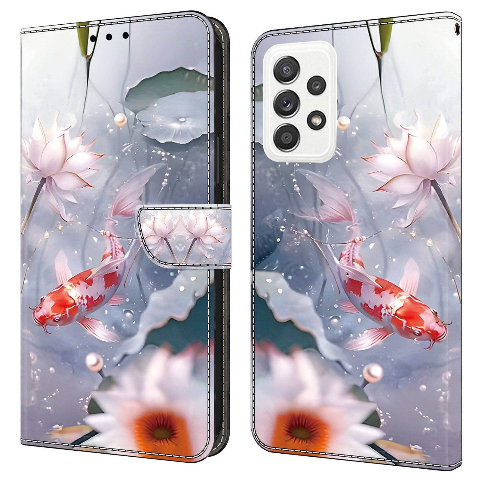 For Samsung Galaxy A23 5G (Global Version) / A23 4G Case Pattern Printing Leather Wallet Phone Cover