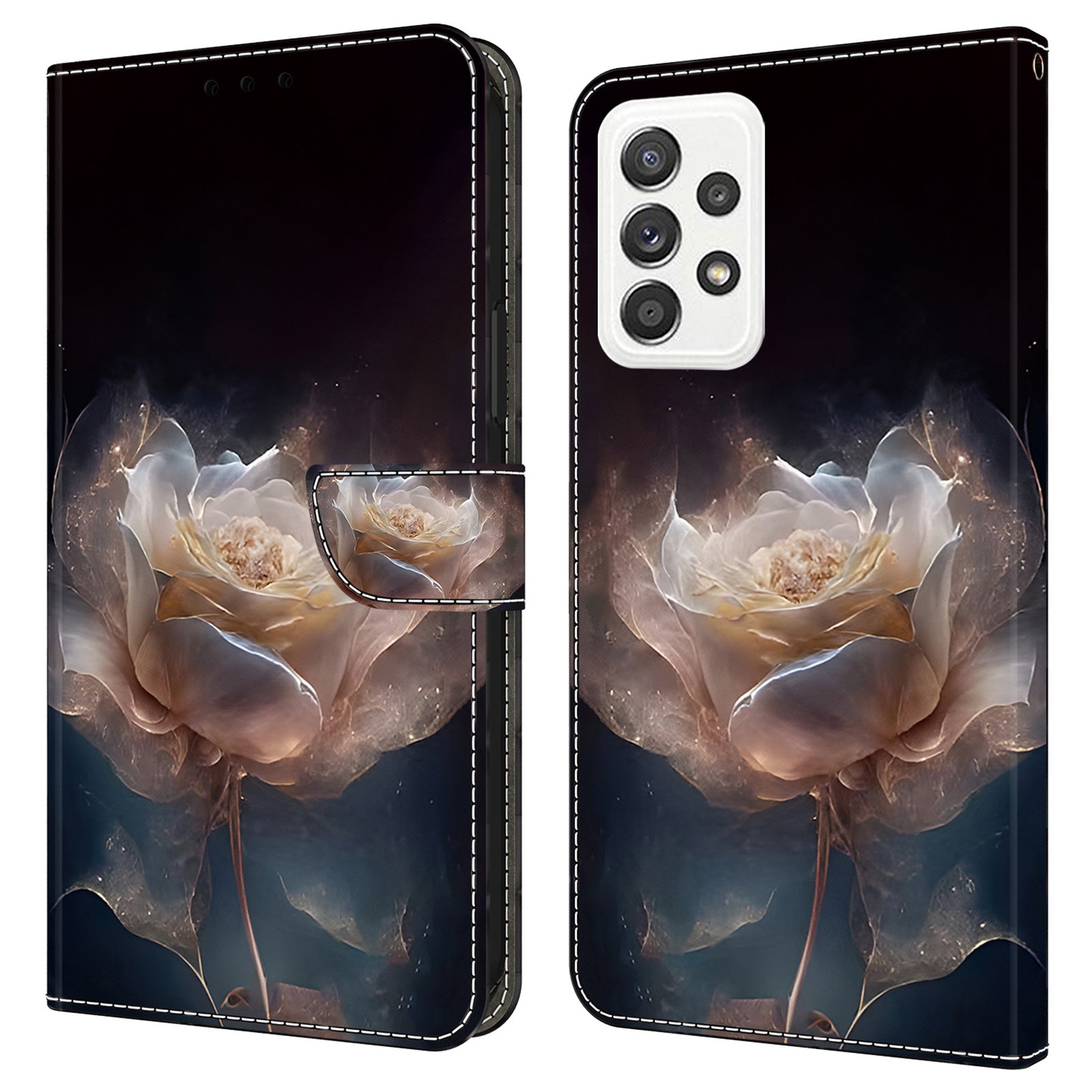 For Samsung Galaxy A23 5G (Global Version) / A23 4G Case Pattern Printing Leather Wallet Phone Cover