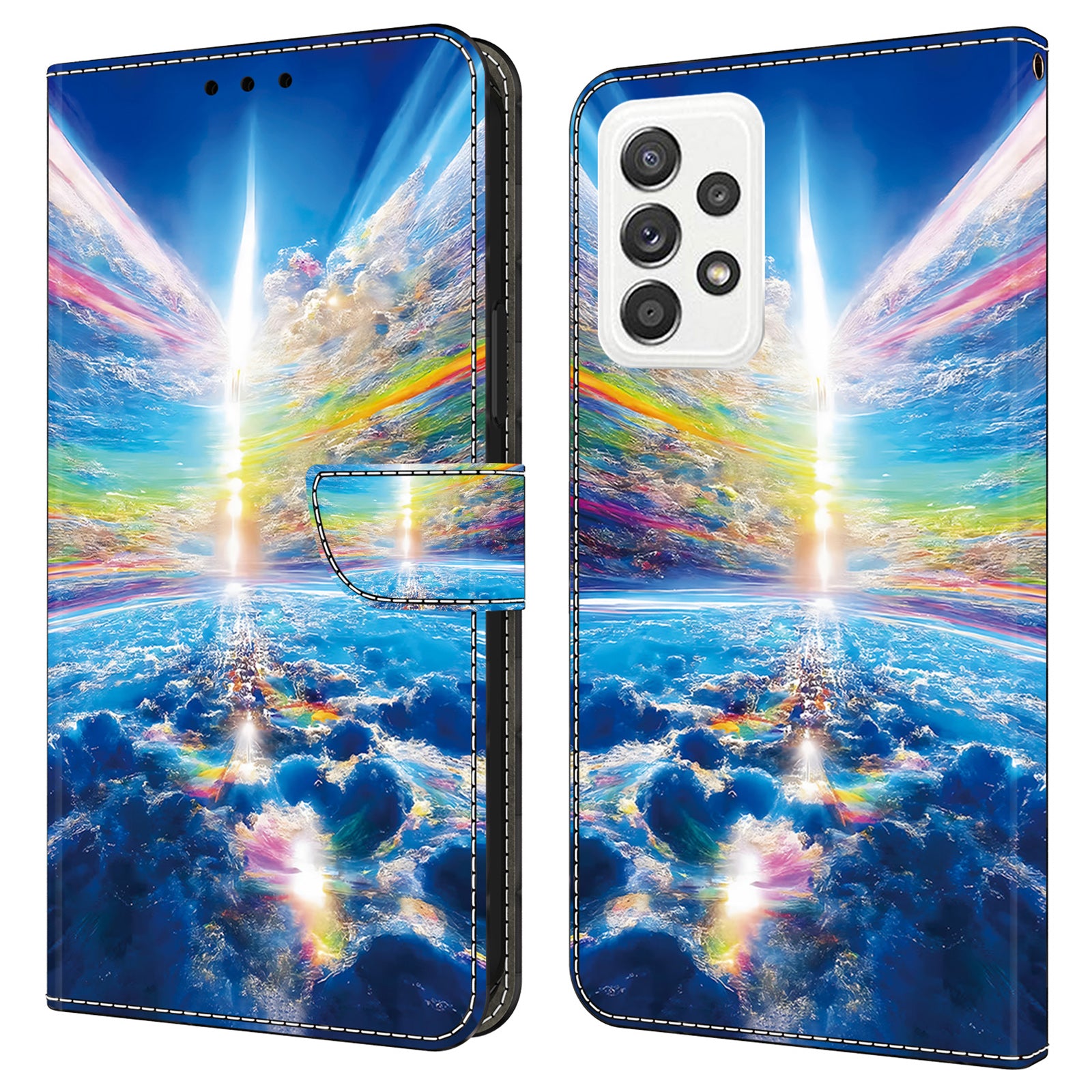 For Samsung Galaxy A23 5G (Global Version) / A23 4G Case Pattern Printing Leather Wallet Phone Cover