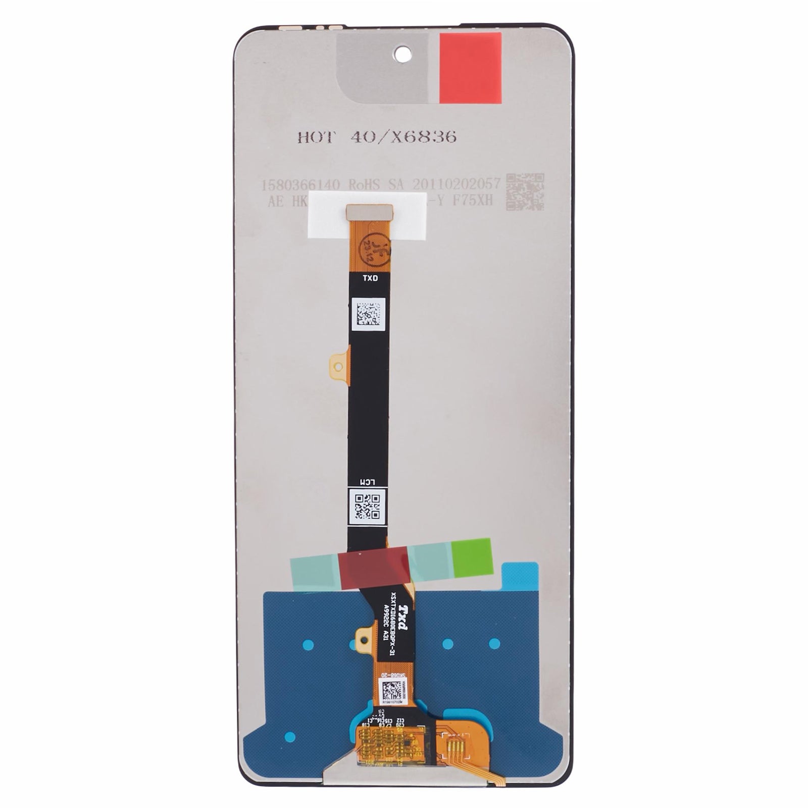 For Transsion Tecno Spark 20 Pro KJ6 OEM Grade S LCD Screen and Digitizer Assembly Part (without Logo)