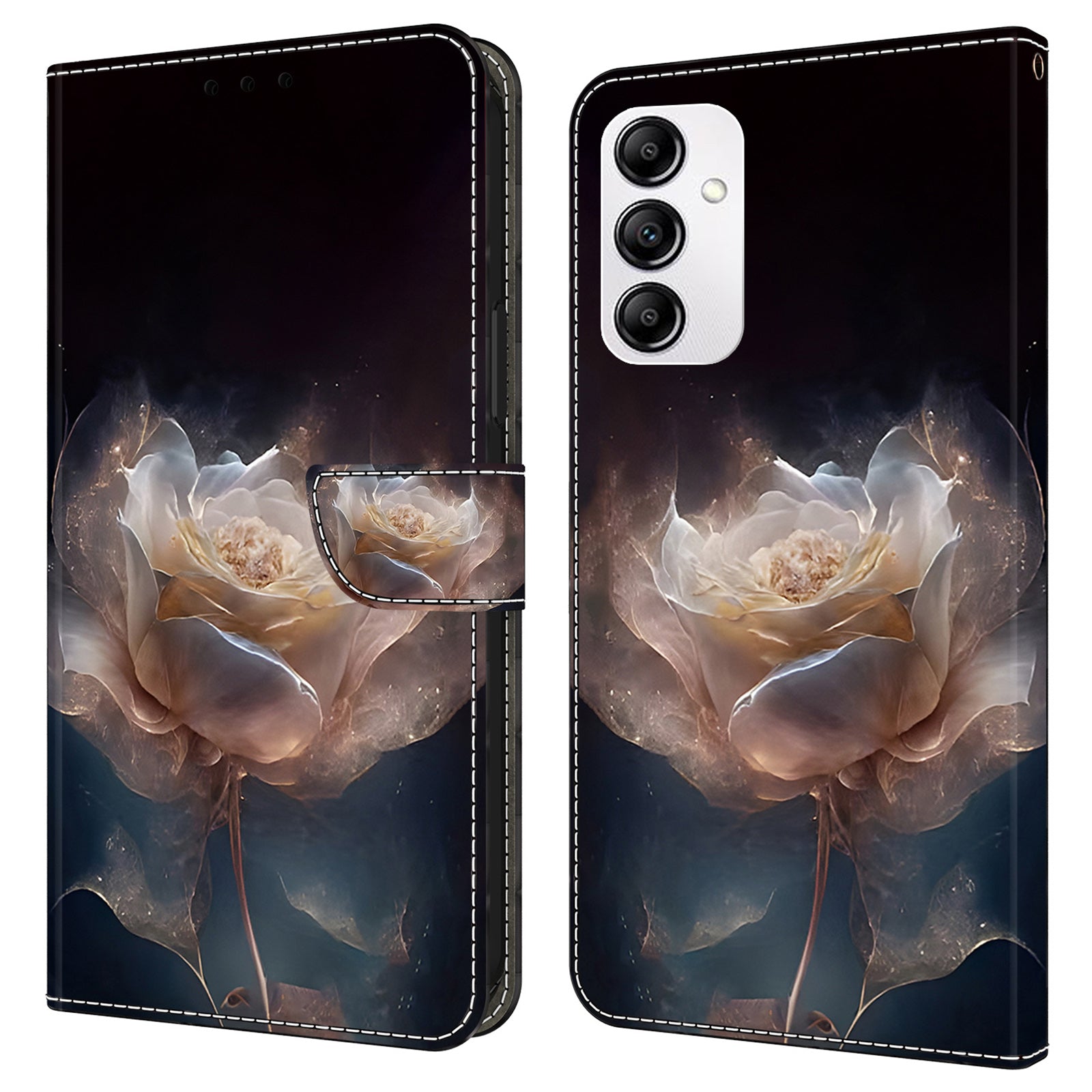 For Samsung Galaxy A14 5G / A14 4G Magnetic Case PU Leather Card Holder Phone Cover