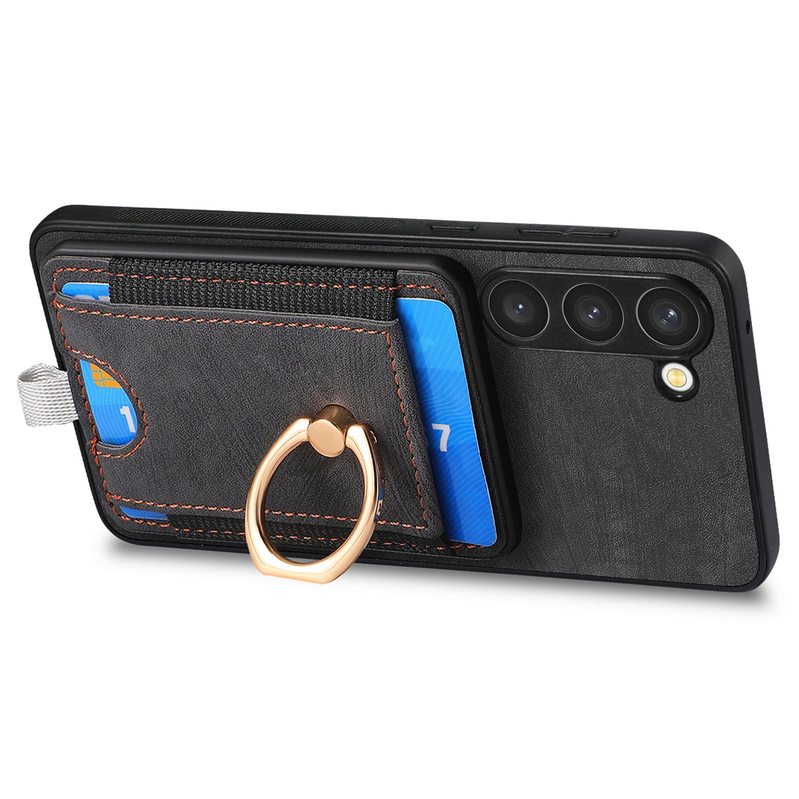 D7 For Samsung Galaxy S23 Case Detachable 2-in-1 Card Holder Leather Back Cover