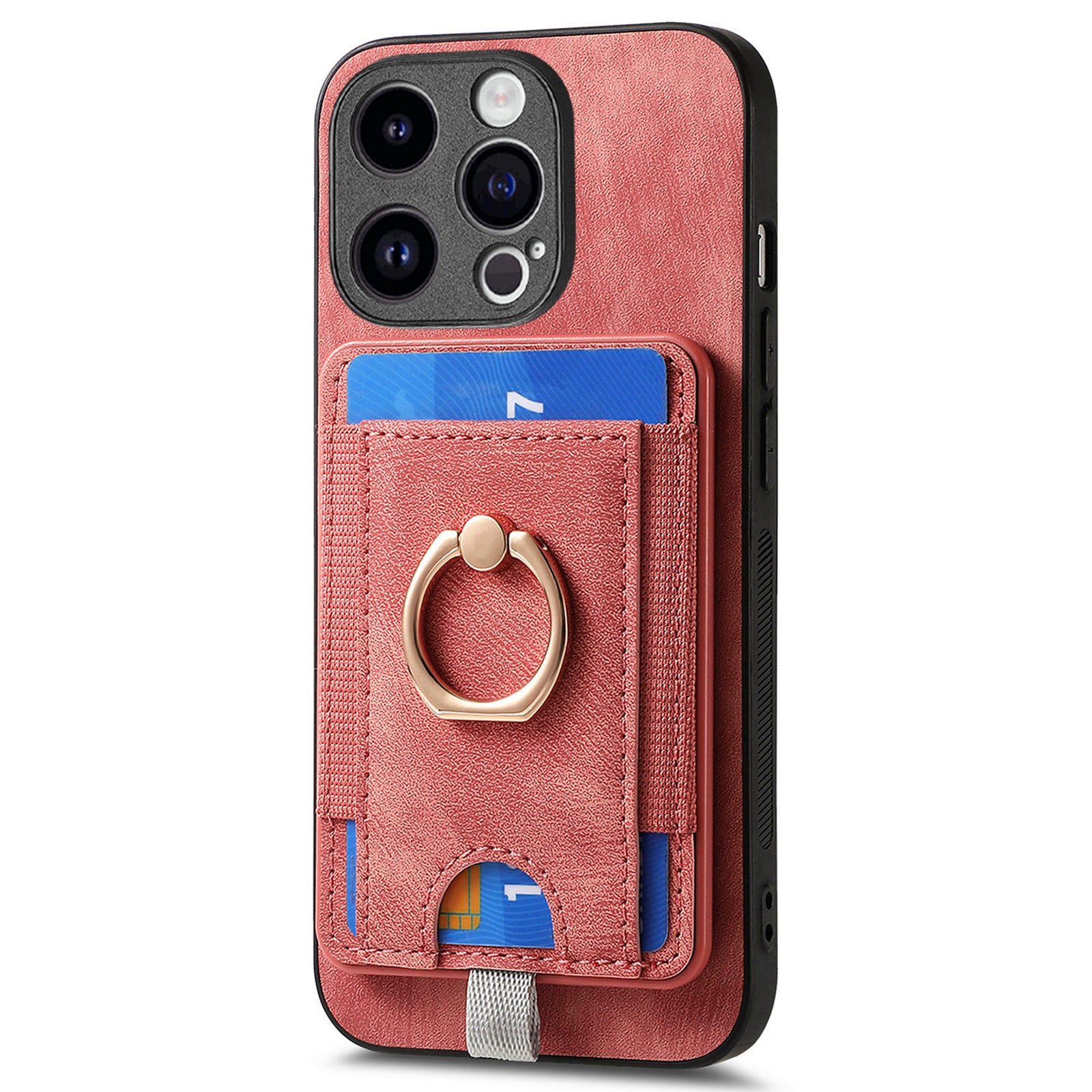 D7 For iPhone 13 Pro Max Kickstand Case Detachable Magnetic Card Slot Phone Cover