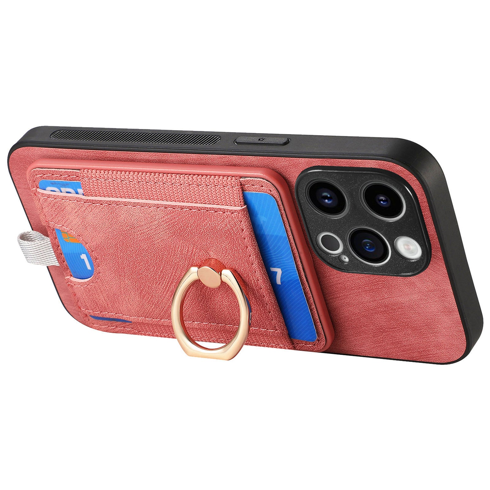 D7 For iPhone 13 Pro Max Kickstand Case Detachable Magnetic Card Slot Phone Cover