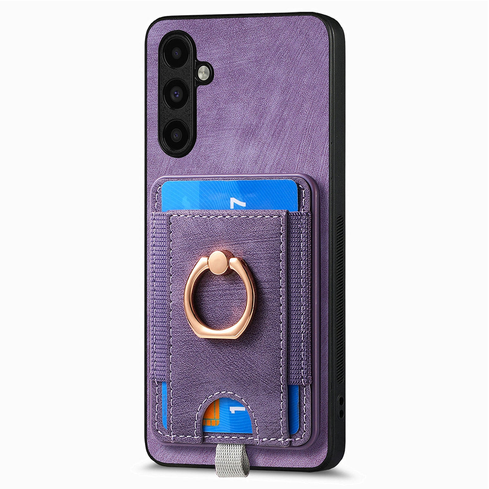 D7 For Samsung Galaxy A34 5G Kickstand Case Detachable Card Slot Magnetic Phone Cover