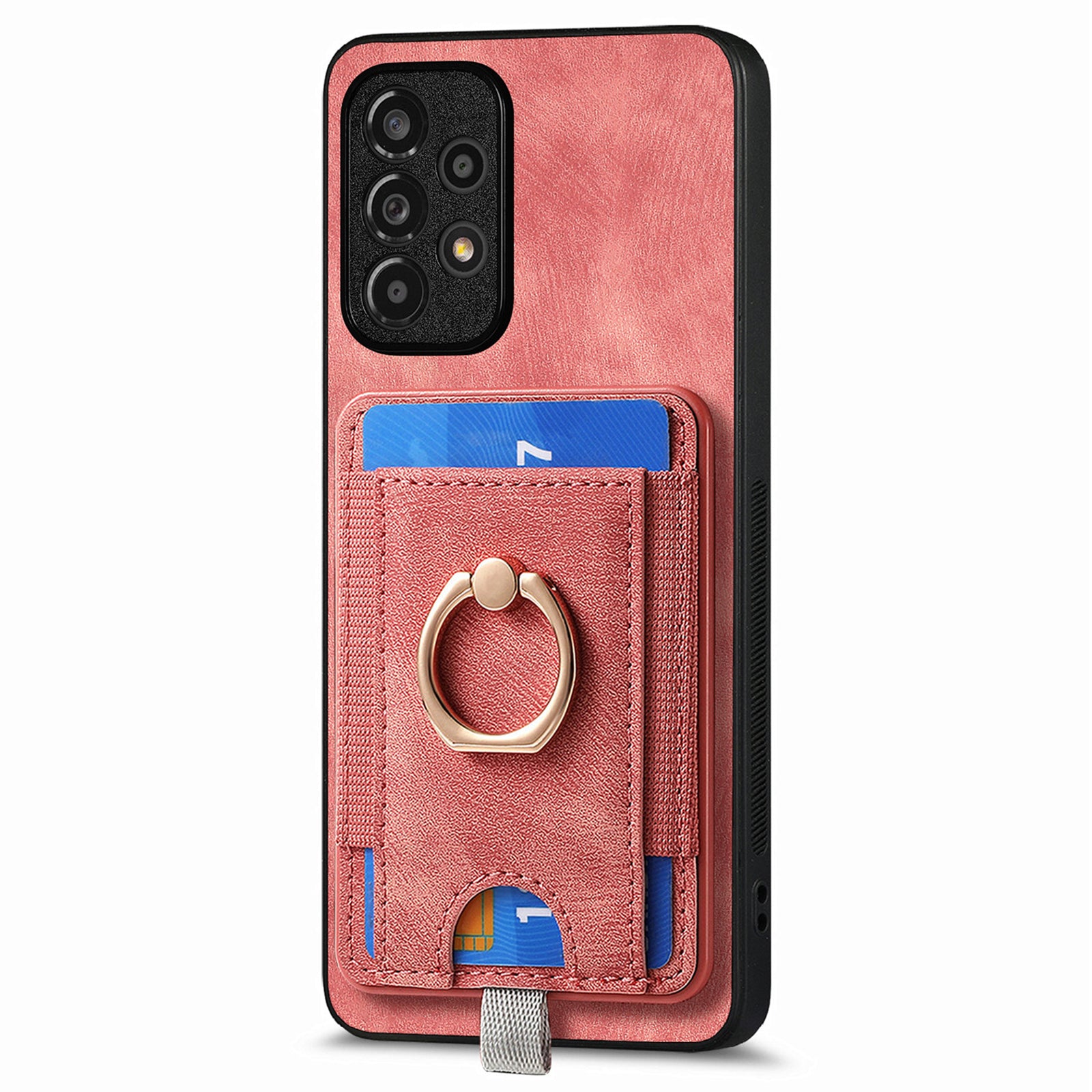 D7 For Samsung Galaxy A13 4G Case with Kickstand Detachable Card Slot Magnetic Phone Shell