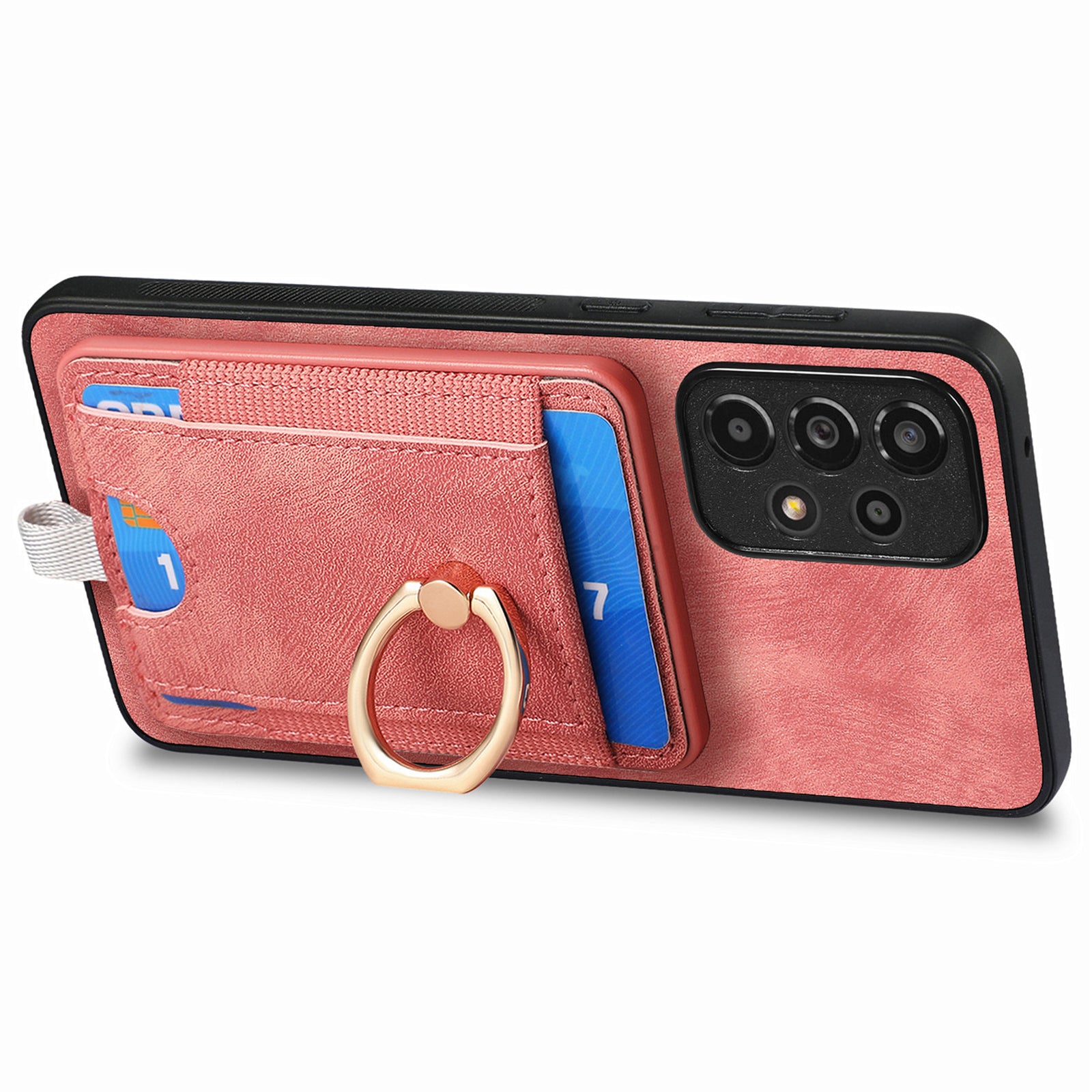 D7 For Samsung Galaxy A13 4G Case with Kickstand Detachable Card Slot Magnetic Phone Shell