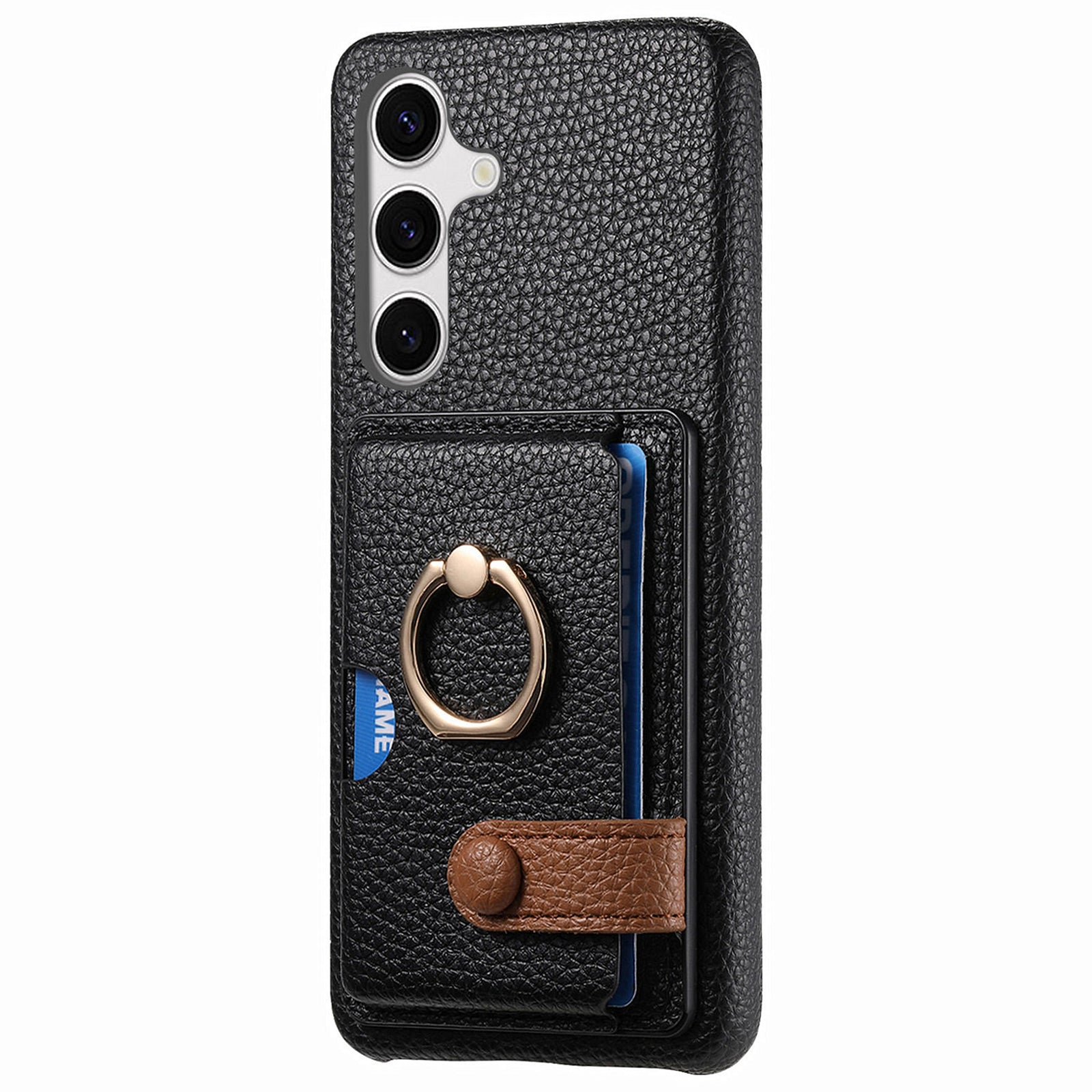 Y2 For Samsung Galaxy S23 FE Case Card Slot Phone Cover with Ring Kickstand