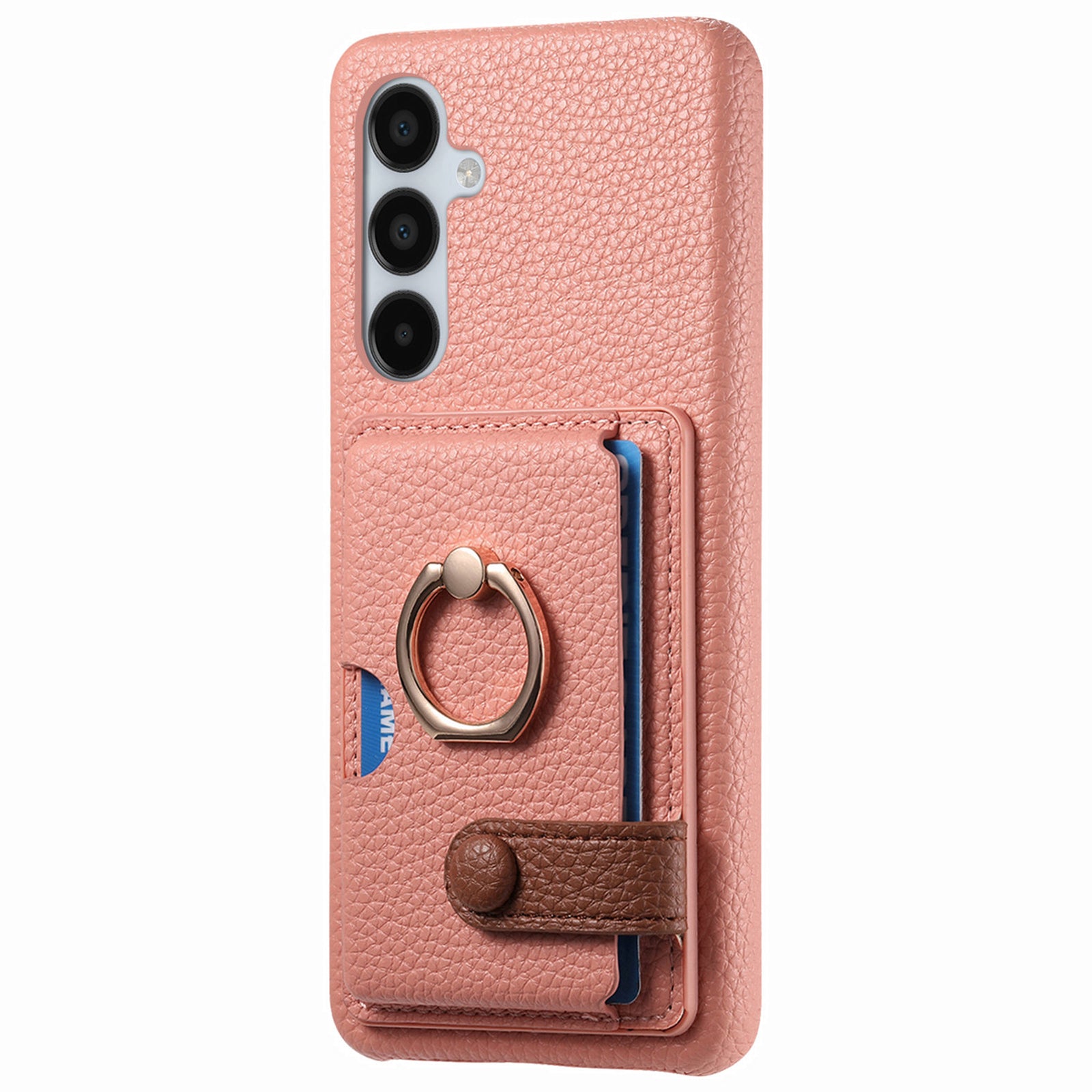 Y2 For Samsung Galaxy A15 4G / 5G Case Litchi Texture Leather Card Slots Phone Back Cover