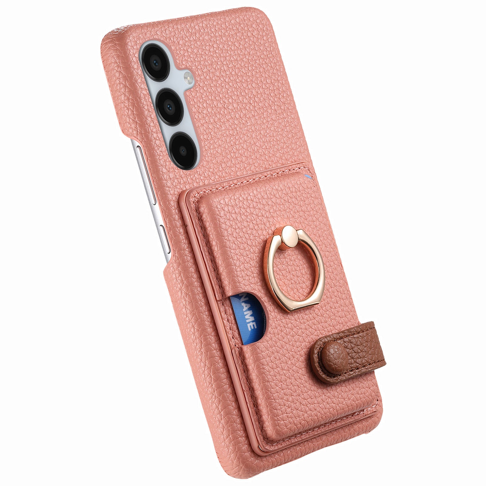 Y2 For Samsung Galaxy A15 4G / 5G Case Litchi Texture Leather Card Slots Phone Back Cover