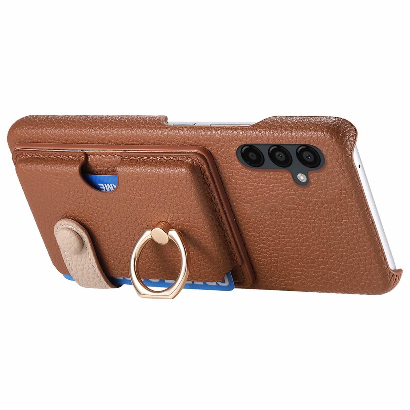 Y2 For Samsung Galaxy A24 4G (162.1 x 77.6 x 8.3mm) Case Card Holder Phone Cover with Ring Kickstand