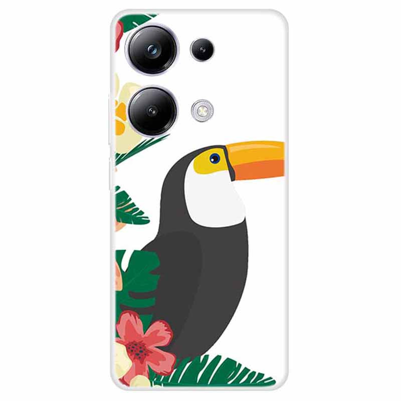 For Xiaomi Redmi Note 13 Pro 4G / Poco M6 Pro 4G TPU Case Pattern Printing Phone Cover