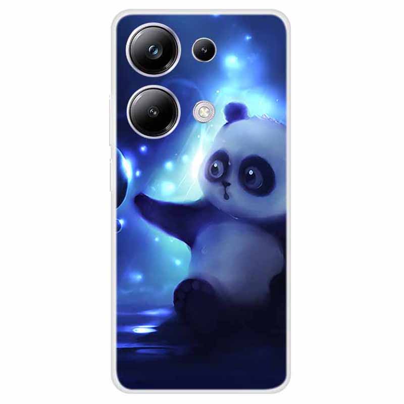For Xiaomi Redmi Note 13 Pro 4G / Poco M6 Pro 4G TPU Case Pattern Printing Phone Cover