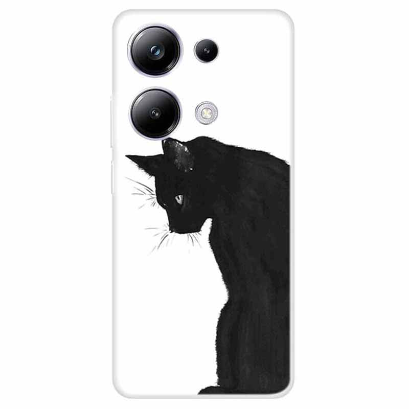 For Xiaomi Redmi Note 13 Pro 4G / Poco M6 Pro 4G TPU Case Pattern Printing Phone Cover