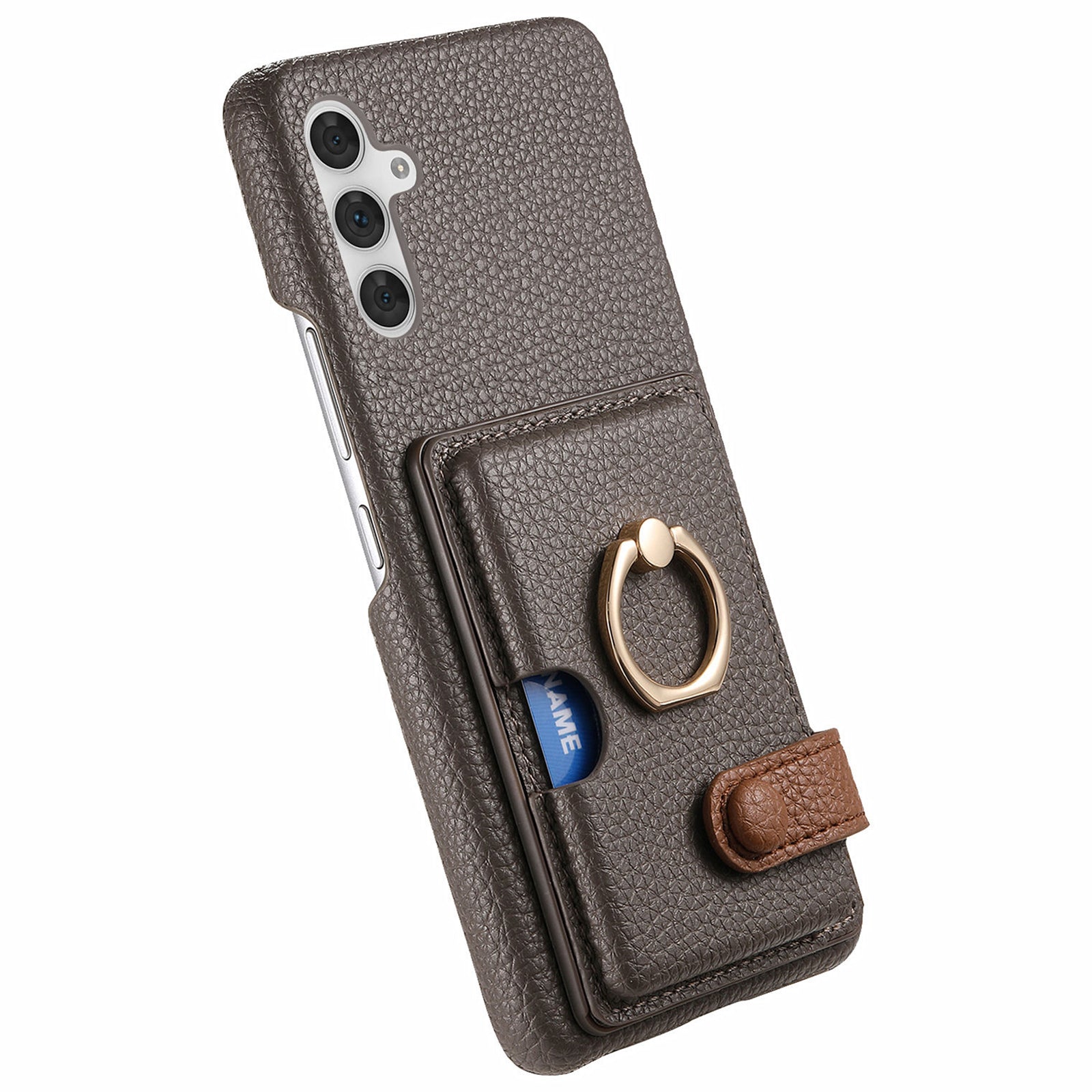 Y2 For Samsung Galaxy A54 5G Case Ring Kickstand Leather+PC+TPU Phone Cover with Card Holder