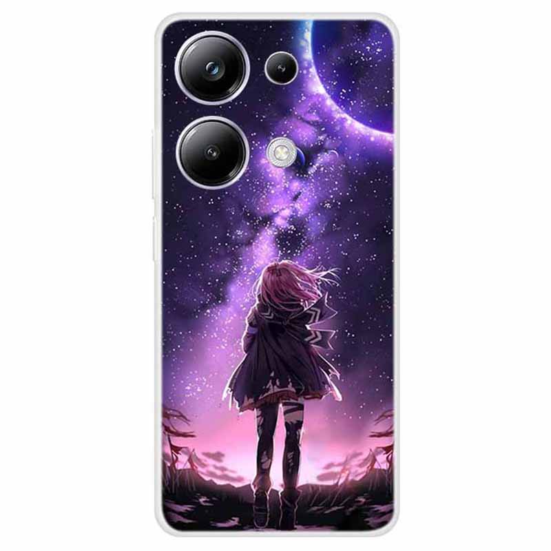 For Xiaomi Redmi Note 13 Pro 4G / Poco M6 Pro 4G Case TPU Pattern Printed Phone Cover