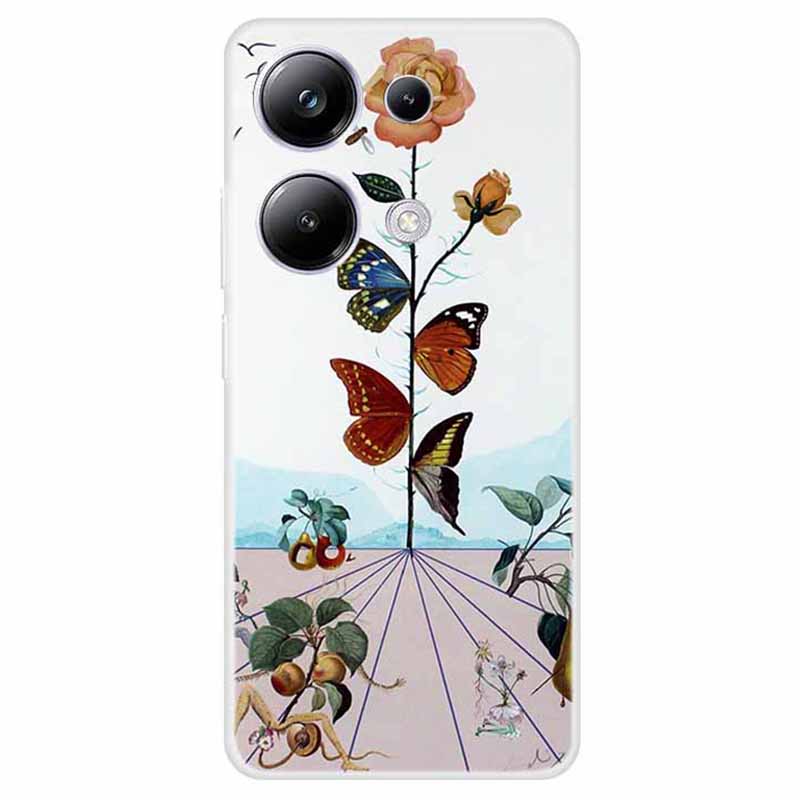 For Xiaomi Redmi Note 13 Pro 4G / Poco M6 Pro 4G Case TPU Pattern Printed Phone Cover