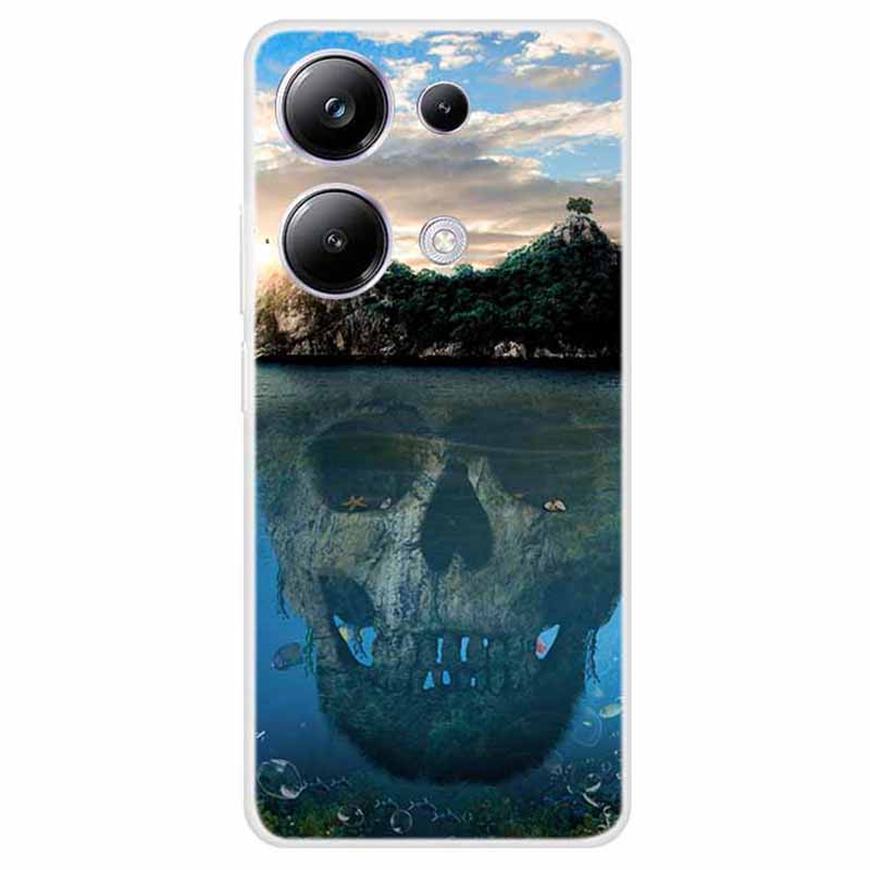 For Xiaomi Redmi Note 13 Pro 4G / Poco M6 Pro 4G Case TPU Pattern Printed Phone Cover