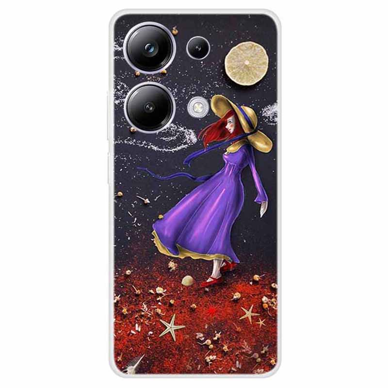 For Xiaomi Redmi Note 13 Pro 4G / Poco M6 Pro 4G Case TPU Pattern Printed Phone Cover