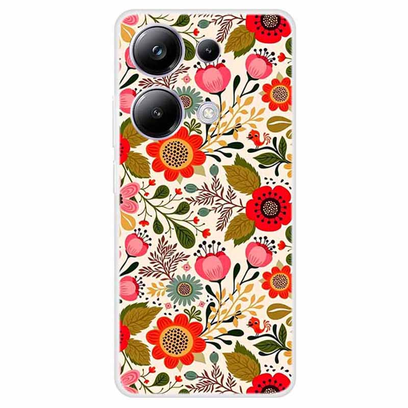 For Xiaomi Redmi Note 13 Pro 4G / Poco M6 Pro 4G Case TPU Pattern Printed Phone Cover