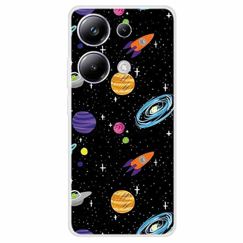 For Xiaomi Redmi Note 13 Pro 4G / Poco M6 Pro 4G Case TPU Pattern Printed Phone Cover