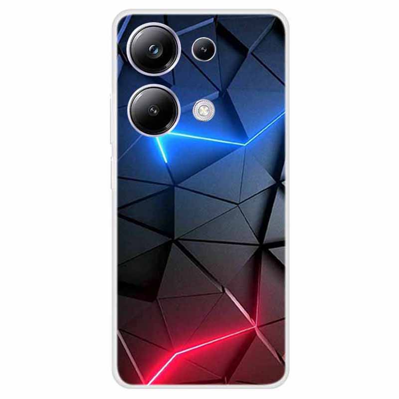 For Xiaomi Redmi Note 13 Pro 4G / Poco M6 Pro 4G Case TPU Pattern Printed Phone Cover