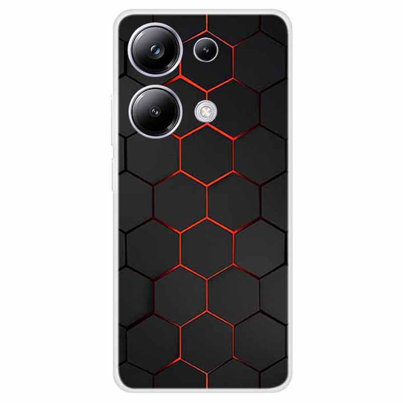 For Xiaomi Redmi Note 13 Pro 4G / Poco M6 Pro 4G Case TPU Pattern Printed Phone Cover