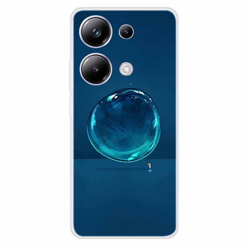 For Xiaomi Redmi Note 13 Pro 4G / Poco M6 Pro 4G Case Pattern Printing Soft TPU Phone Shell