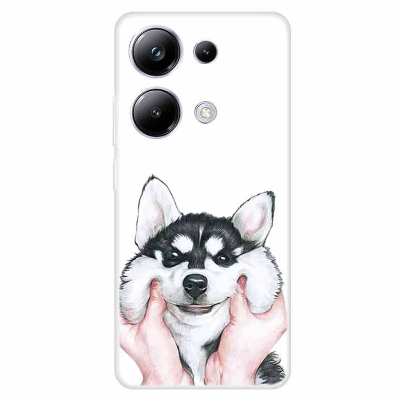 For Xiaomi Redmi Note 13 Pro 4G / Poco M6 Pro 4G Case Pattern Printing Soft TPU Phone Shell