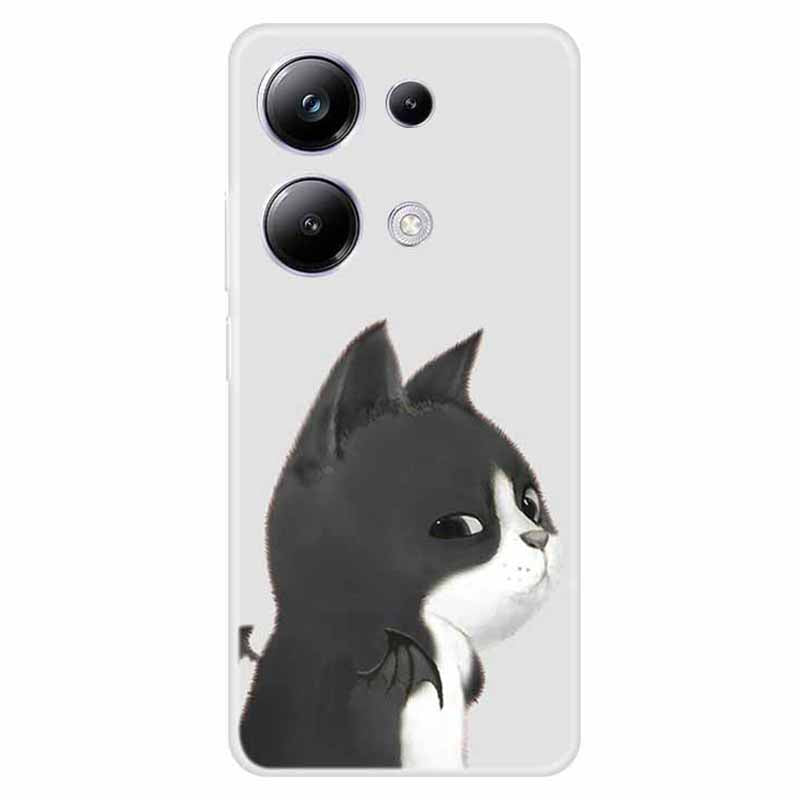 For Xiaomi Redmi Note 13 Pro 4G / Poco M6 Pro 4G Case Pattern Printing Soft TPU Phone Shell