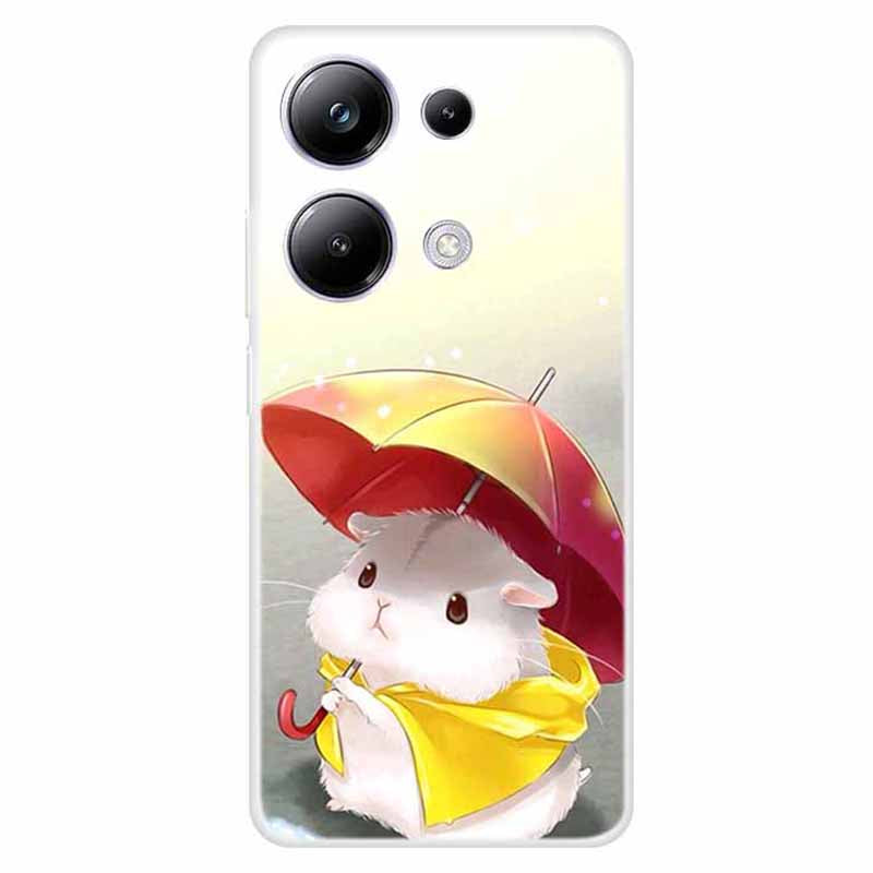 For Xiaomi Redmi Note 13 Pro 4G / Poco M6 Pro 4G Case Pattern Printing Soft TPU Phone Shell