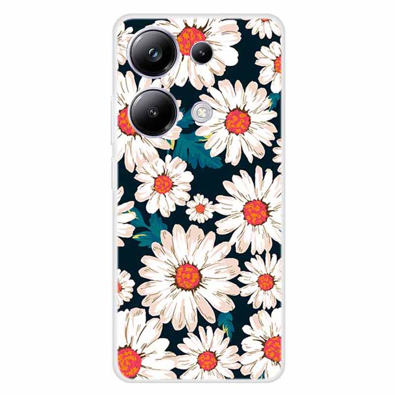 For Xiaomi Redmi Note 13 Pro 4G / Poco M6 Pro 4G Case TPU Pattern Printing Phone Cover