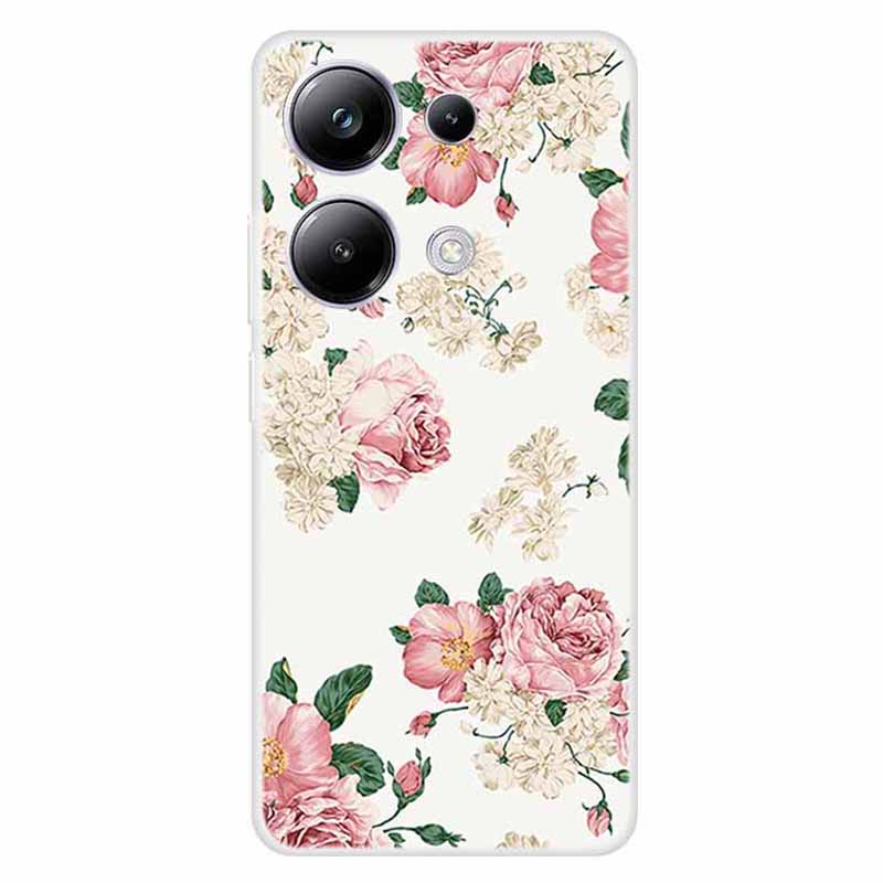 For Xiaomi Redmi Note 13 Pro 4G / Poco M6 Pro 4G Case TPU Pattern Printing Phone Cover