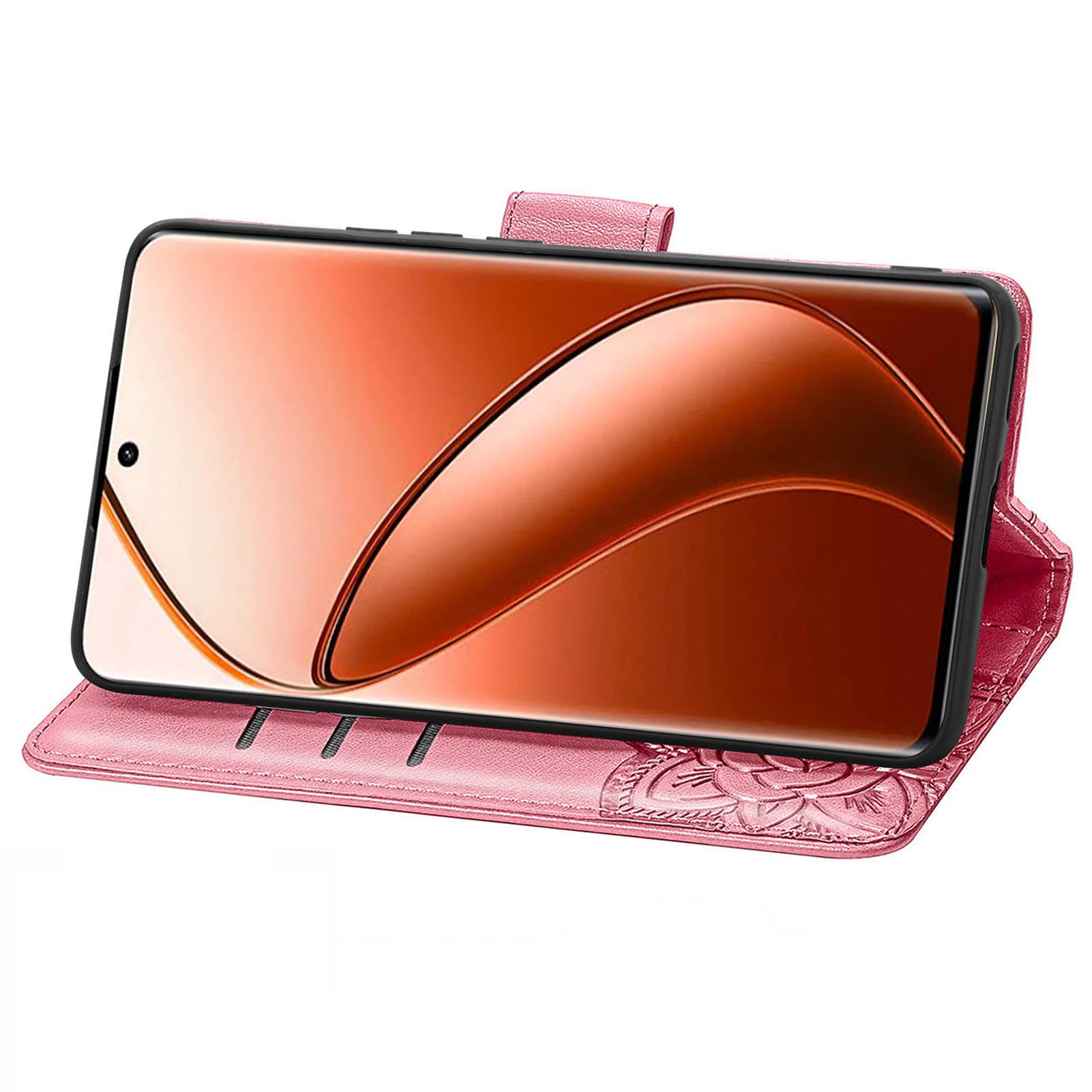For Realme 12 Pro 5G / 12 Pro+ 5G Wallet Case Butterfly Pattern Leather Stand Phone Cover