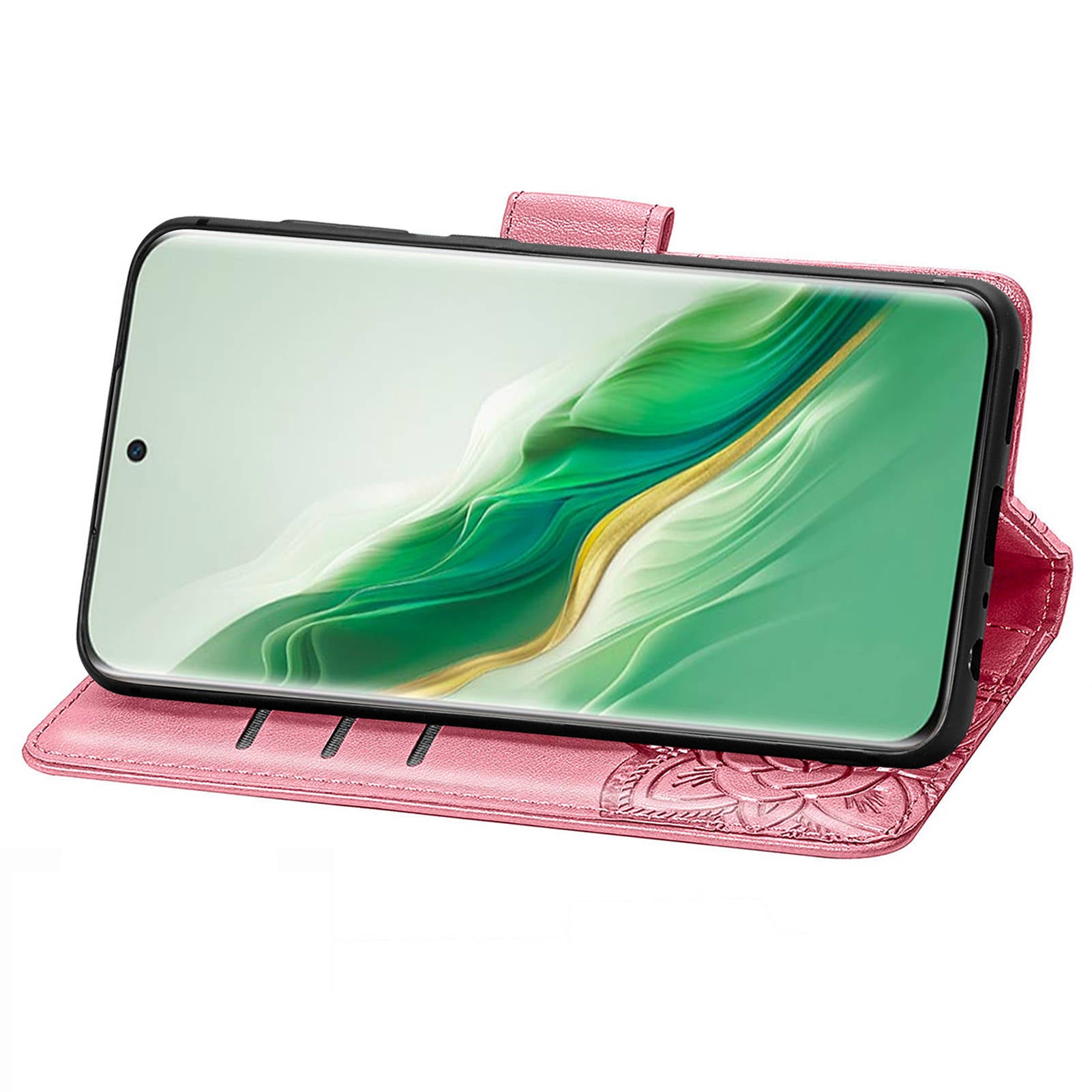 For Honor Magic6 5G Case Stand Design Imprinted Butterfly Cell Phone Cover