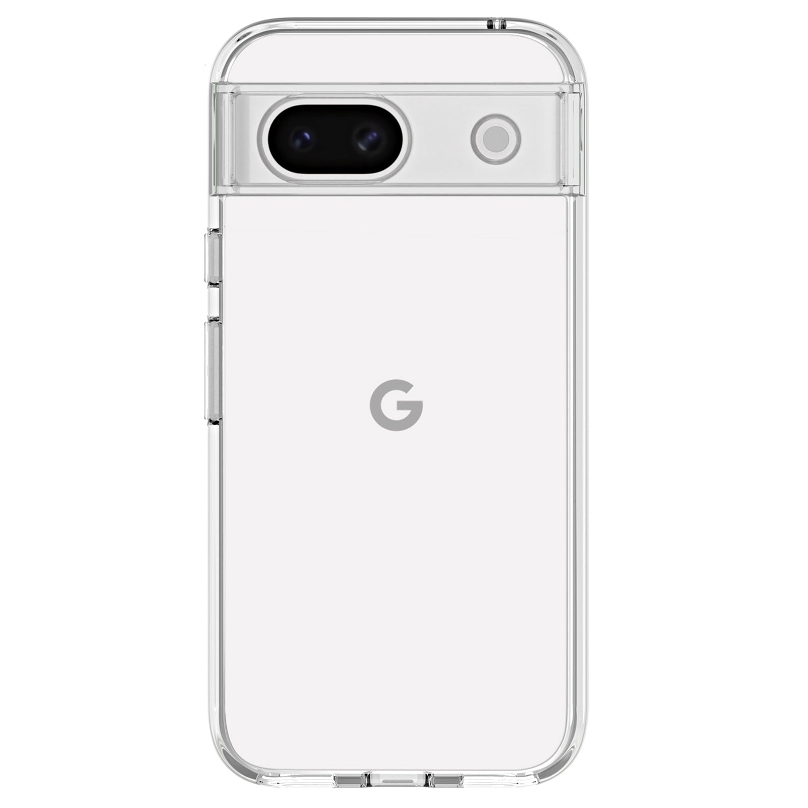 For Google Pixel 8a Case Anti-Scratch TPU+PC Clear Phone Cover